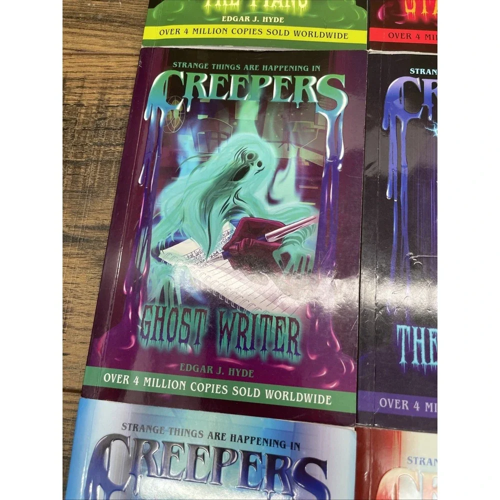 Strange Things are Happening in Creepers Young Horror Book Lot - 9 Edgar J Hyde